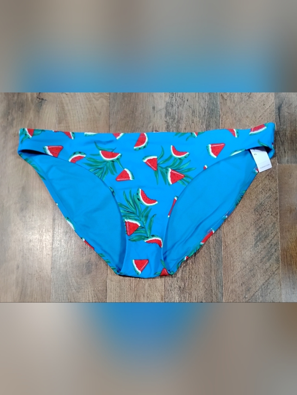 Old Navy NWT Blue Watermelon Print Swim Bikini Bottoms Size: XL